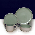 Conjuntos de gres personalizados de cerámica de porcelana de estilo popular